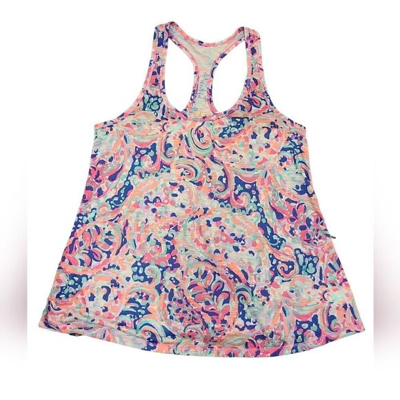 Lilly Pulitzer Luxletic Racerback Tank Top, La Playa Print | S - Picture 1 of 7